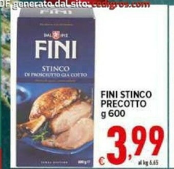 Iper Triscount Stinco di maiale offerta