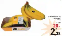 Spazio Conad Banane solidali fairtrade al kg offerta