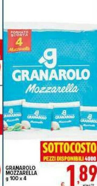 Iper Triscount Mozzarella offerta