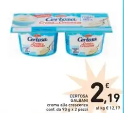 Spazio Conad Certosa galbani crema alla crescenza offerta