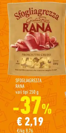 Conad Sfogliagrezza RANA offerta