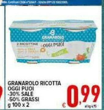 Iper Triscount Ricotta offerta