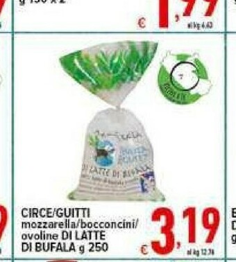 Iper Triscount Mozzarella di bufala offerta