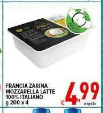 Iper Triscount Mozzarella offerta