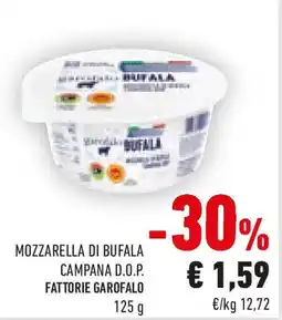 Conad Mozzarella di bufala campana d.o.p. FATTORIE GAROFALO offerta