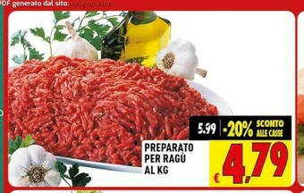 Iper Triscount Carne macinata offerta