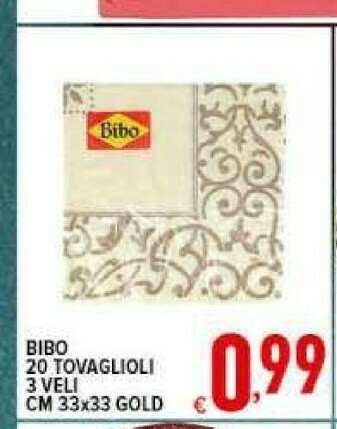 Iper Triscount Tovaglioli offerta