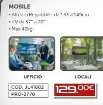 Mobile altezza regolabile