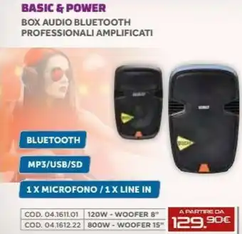 Gbc Basic & power box audio bluetooth offerta