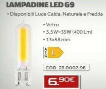 Lampadine led g9