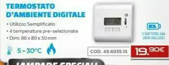 Termostato d'ambiente digitale
