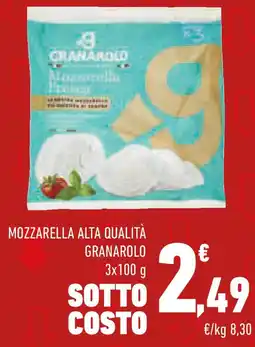 Conad Superstore Mozzarella alta qualità granarolo offerta