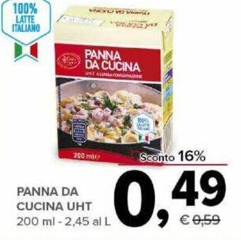 Todis Panna Da Cucina UHT 200 ml offerta