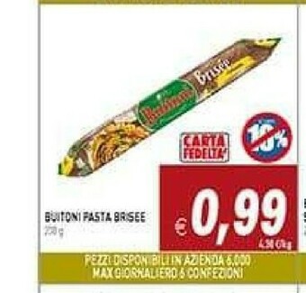 Supermercati Agorà Pasta sfoglia offerta