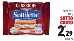 Conad Superstore Sottilette offerta