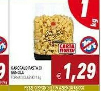 Supermercati Agorà Pasta di semola offerta