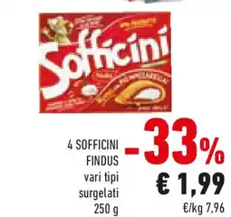 Conad 4 sofficini FINDUS offerta