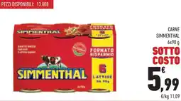 Conad Superstore Carne simmenthal offerta