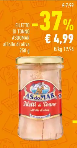 Conad Filetto di tonno ASDOMAR offerta
