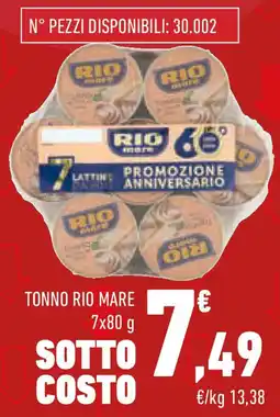 Conad Superstore Tonno rio mare offerta