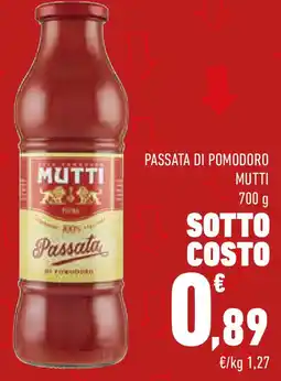 Conad Superstore Passata di pomodoro mutti offerta