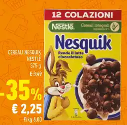 Conad Cereali nesquik NESTLÈ offerta