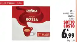Conad Superstore Caffè qualità rossa lavazza offerta