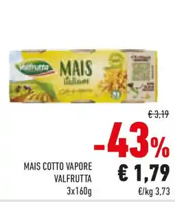 Conad Mais cotto vapore VALFRUTTA offerta