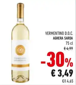 Conad Vermentino d.o.c. AGHERA SARDA offerta