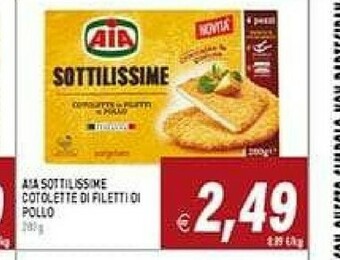 Supermercati Agorà Cotolette di pollo offerta