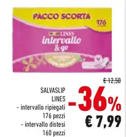 Conad Salvaslip LINES offerta