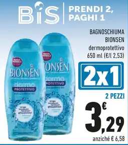 Conad BAGNOSCHIUMA BIONSEN dermoprotettivo offerta