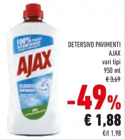 Conad Detersivo pavimenti AJAX offerta