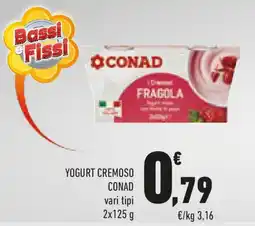 Conad Yogurt cremoso CONAD offerta