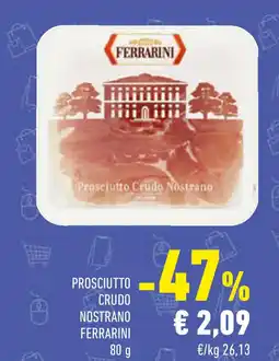 Conad Prosciutto crudo nostrano FERRARINI offerta