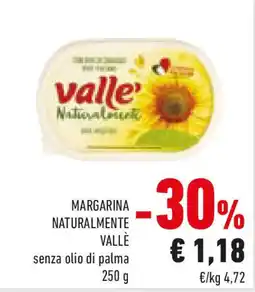 Conad Margarina naturalmente VALLÈ offerta
