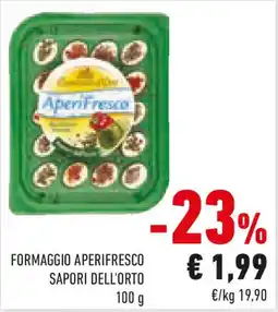 Conad Formaggio aperifresco sapori dell'orto offerta
