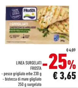 Conad Linea surgelati FROSTA offerta