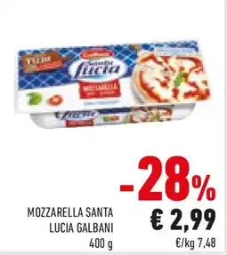 Conad Mozzarella santa lucia GALBANI offerta