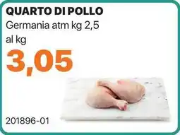 GrosMarket QUARTO DI POLLO Germania atm offerta