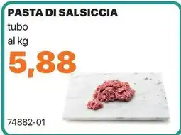 GrosMarket Pasta di salsiccia tubo offerta