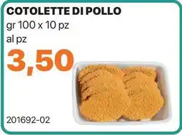 GrosMarket Cotolette di pollo offerta