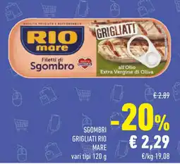 Conad Sgombri grigliati RIO MARE offerta
