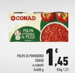 Conad Polpa di pomodoro CONAD offerta