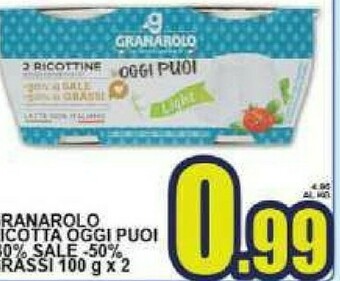 Sacoph Ricotta offerta