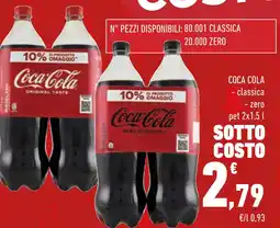 Conad Superstore Coca cola classica - zero pet offerta