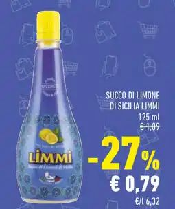 Conad Succo di limone di sicilia LIMMI offerta