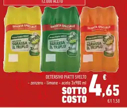 Conad Superstore Detersivo piatti svelto - zenzero-limone - aceto offerta