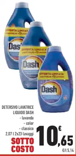 Conad Superstore Detersivo lavatrice liquido DASH offerta