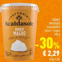 Conad Superstore Yogurt biologico scaldasole - intero - magro offerta
